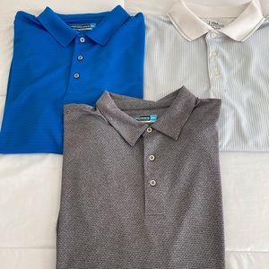 3-Men’s PGA golf shirts. Size XXL